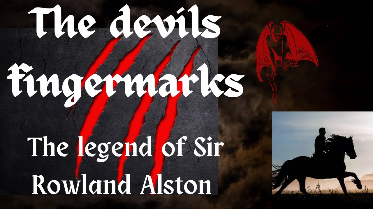 The Devils Fingermarks ( The Legend of Sir Rowland Alston ) All saints church, Odell Bedfordshire