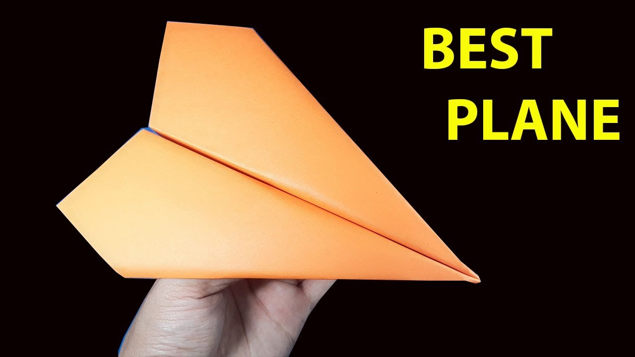 How To Make a Paper Airplane | Best Paper Airplane