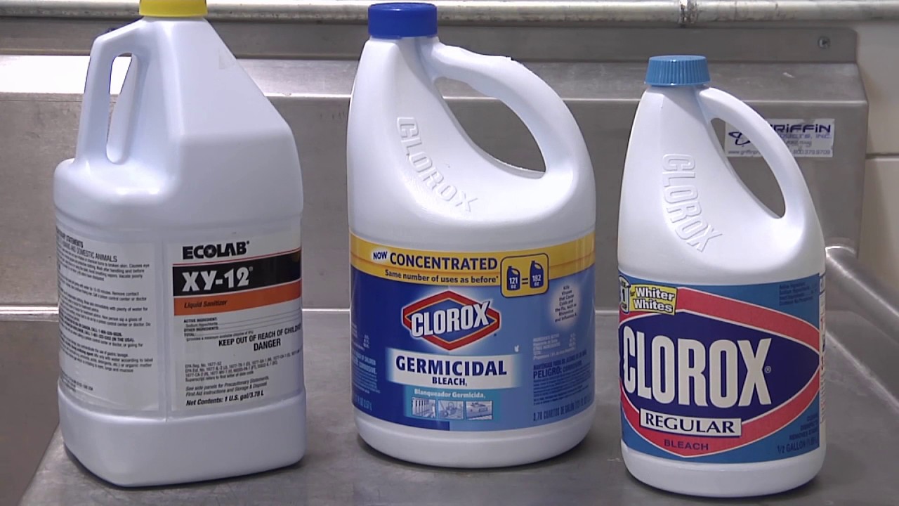 Cleaning and Sanitizing