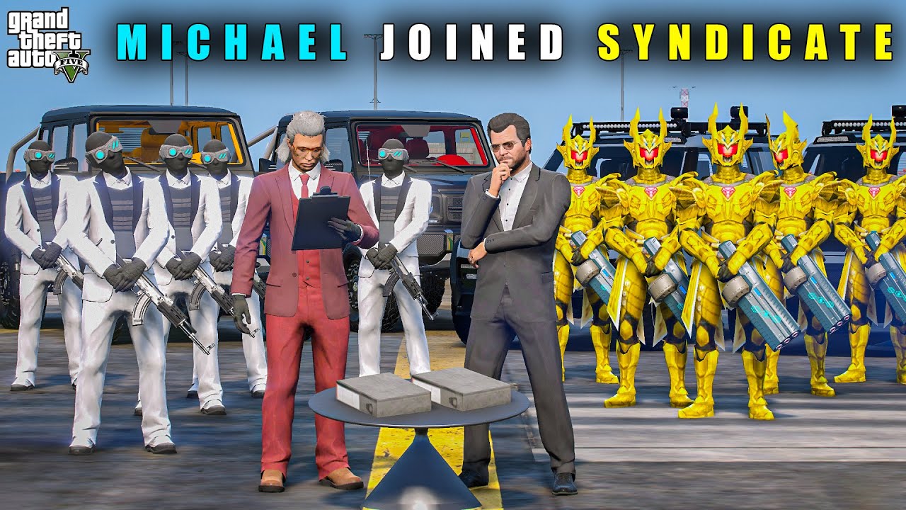 GTA 5 : FINALLY MICHAEL JOINED SYNDICATE BOUNTY HUNTERS || BB GAMING