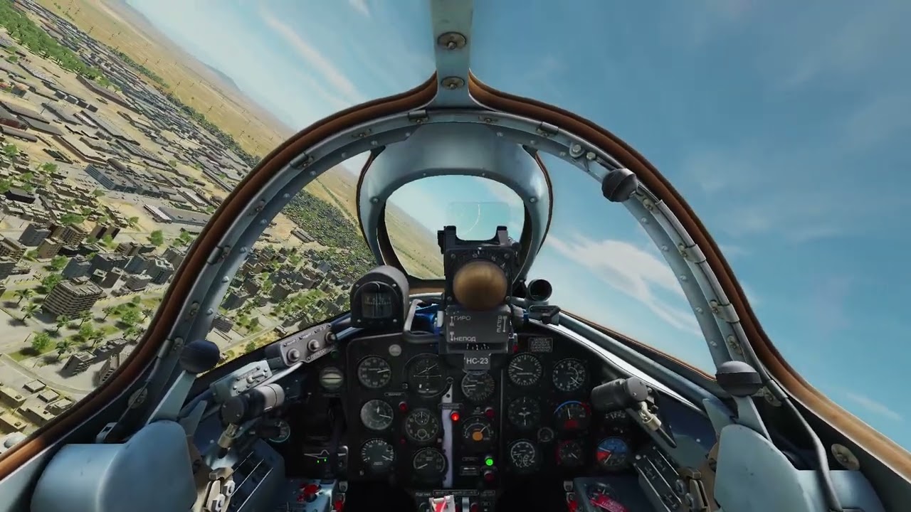 DCS Virtual Incirlik RIAT in cockpit MIG-15 Arrival