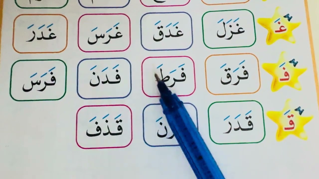قراءة كلمات ثلاثية بالفتح ✨ تأسيس القراءة للأطفال والكبار 📚