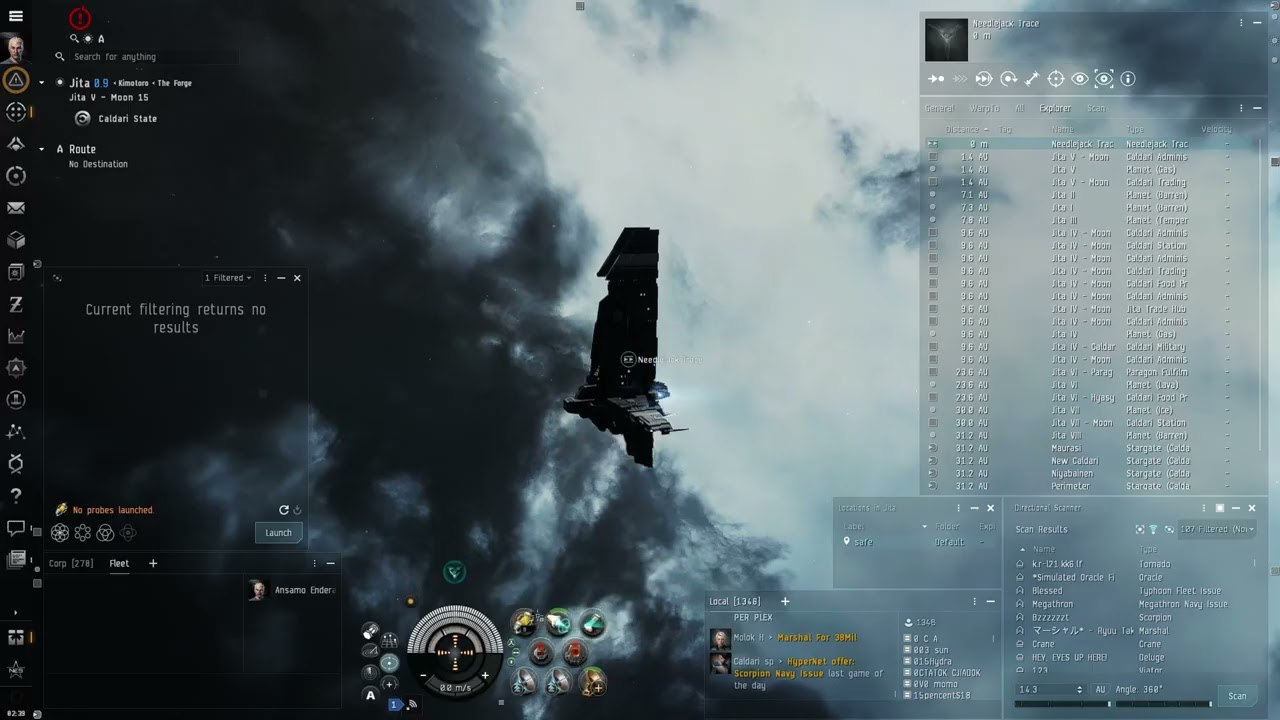 EVE ONLINE - Alpha NULL Exploring (day 1)
