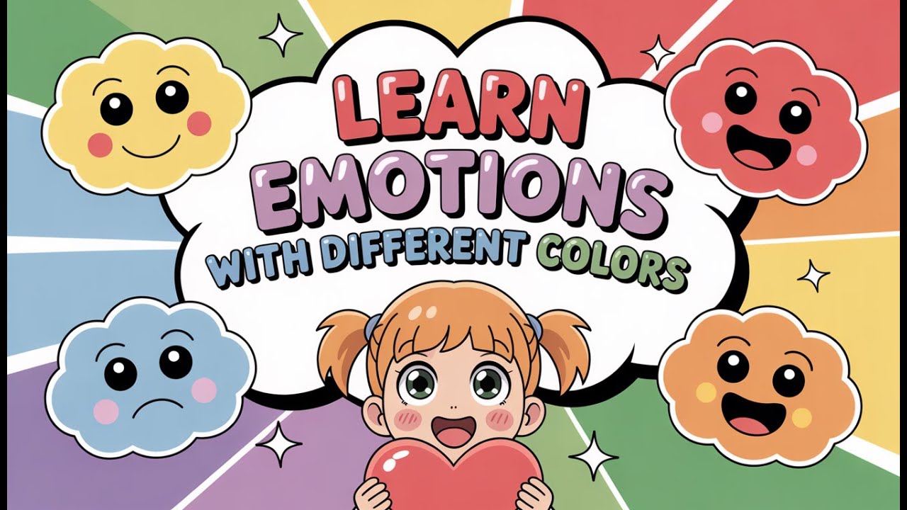 Emotions & Feelings for Kids | Learn Feelings with Colors | Kids Learning Compilation | Miss Melon 🍉