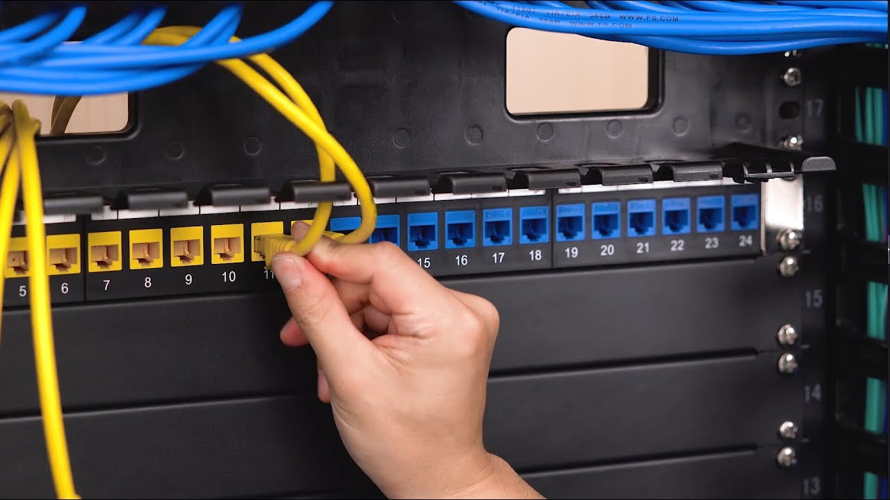 Пустая Патч-Панель Keystone для Ethernet Кабеля Cat5e/Cat6 | FS.COM