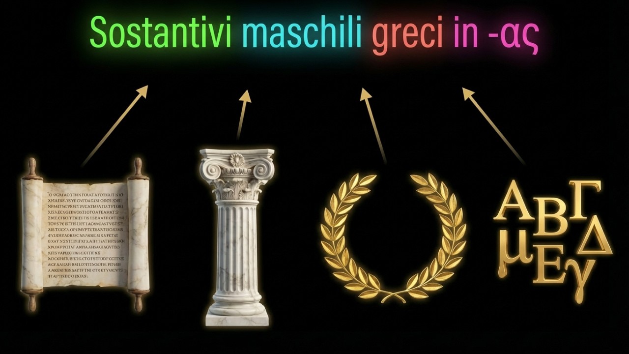 Sostantivi maschili -ας: tutti i casi spiegati con chiarezza