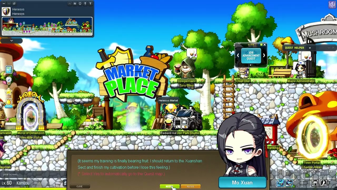 MapleStory Mo Xuan Level 1 to 260.