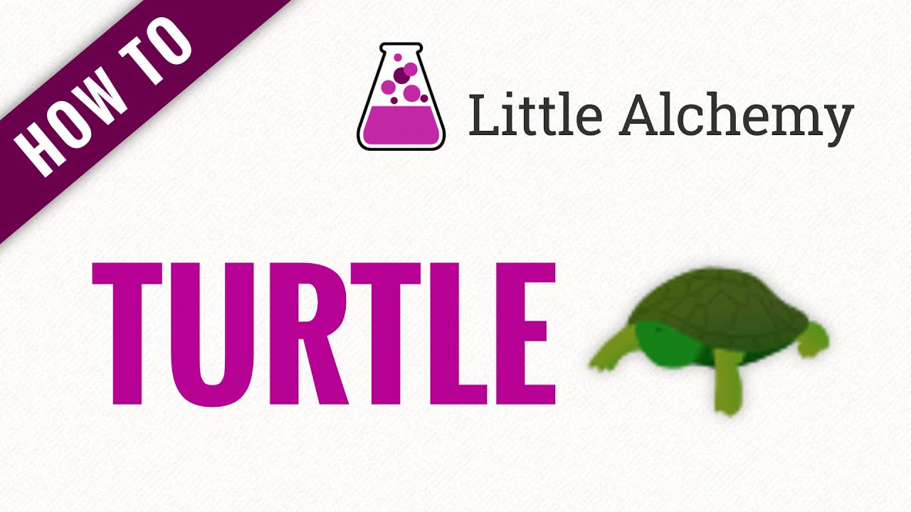 How to make a TURTLE in Little Alchemy