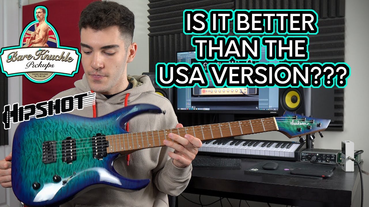 NGD! UPGRADED Jackson Pro Series Juggernaut HT6 Review - Bare Knuckle Pickups, Hipshot Bridge + more