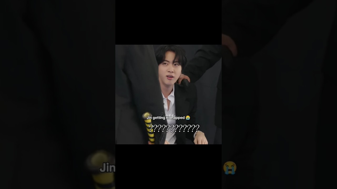 Jin getting kidnapped for Run Jin😭 #runjin