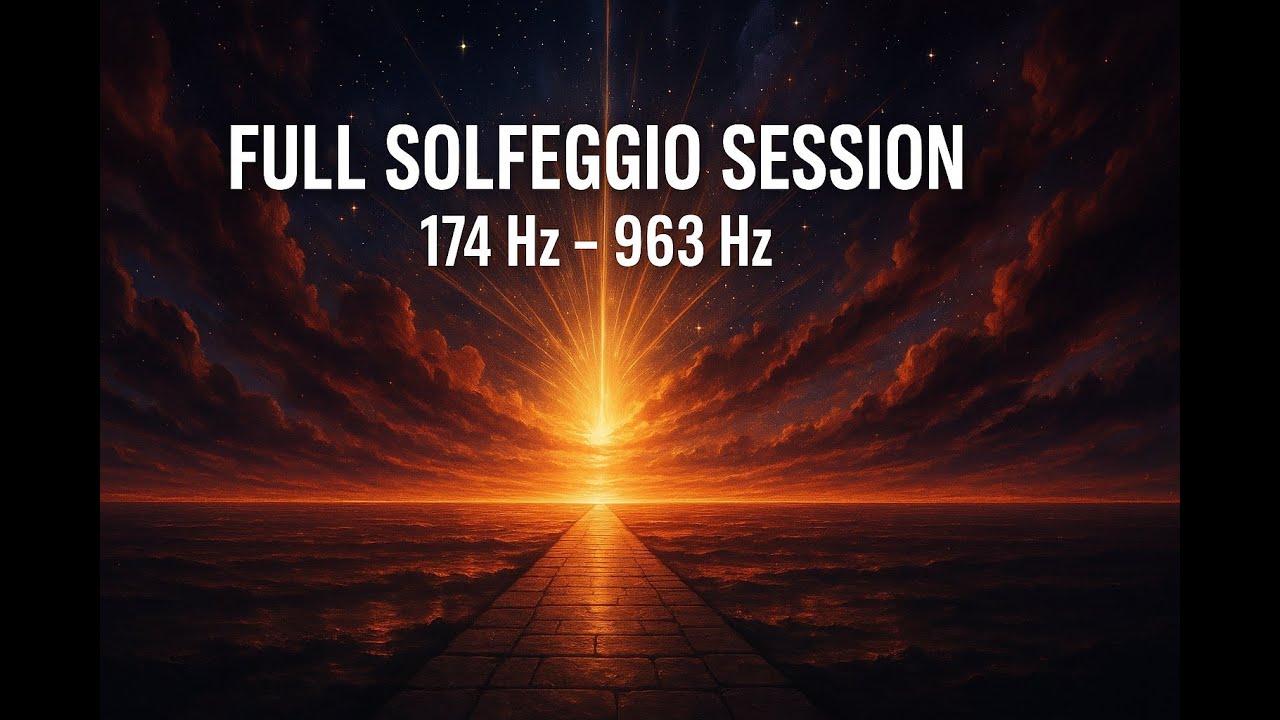 Full Solfeggio Tuning Session (174 Hz – 963 Hz) | Complete Healing Frequencies