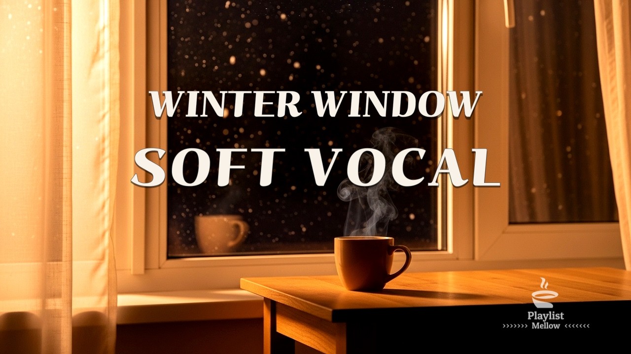 [playlist] Winter Window Soft Vocal 🌙 | 겨울 밤 창가에서 듣는 따뜻한 팝
