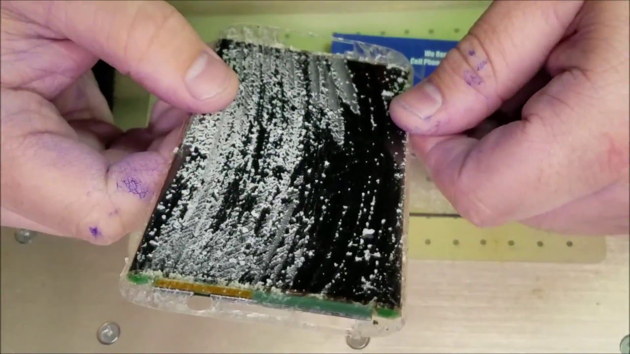 Samsung Galaxy S6 Edge Glass Repair Only Part 1 Success