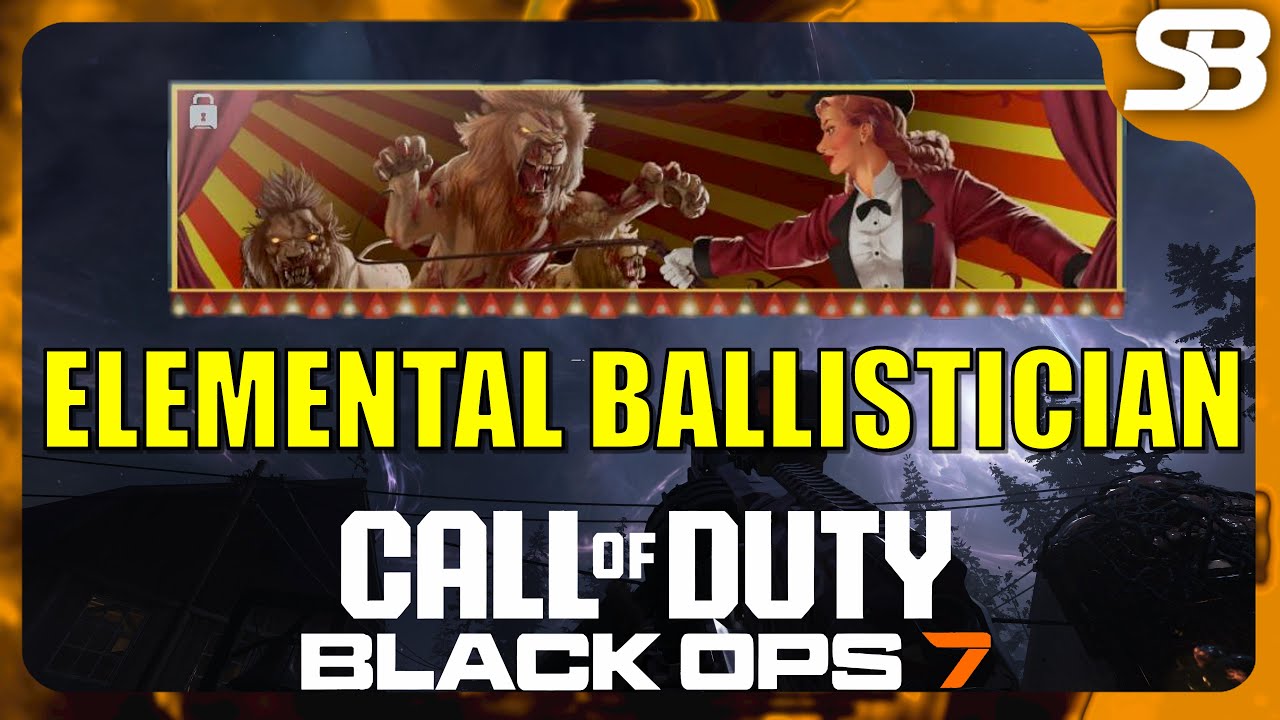 Визитная карточка «Элементарный баллистик» из Black Ops 7 (все 6 визитных карточек «Элементарный ...