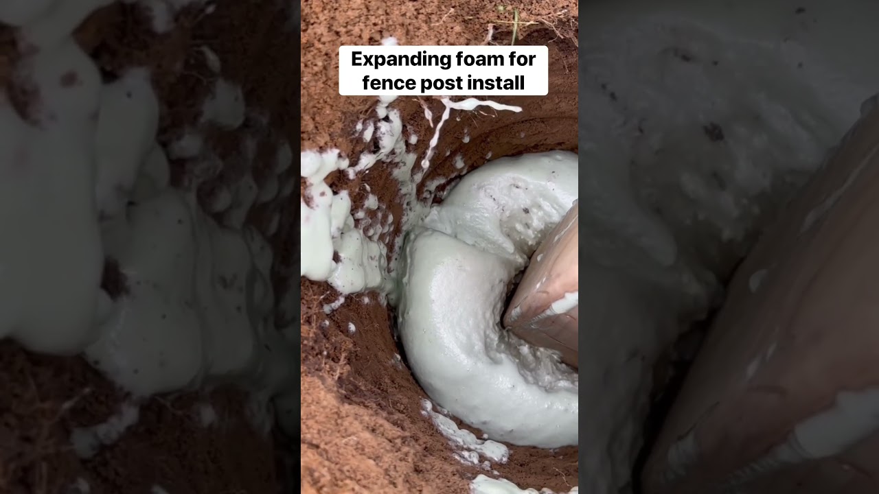 Fence post install - No concrete needed #diy #mikeholmes #homeimprovement