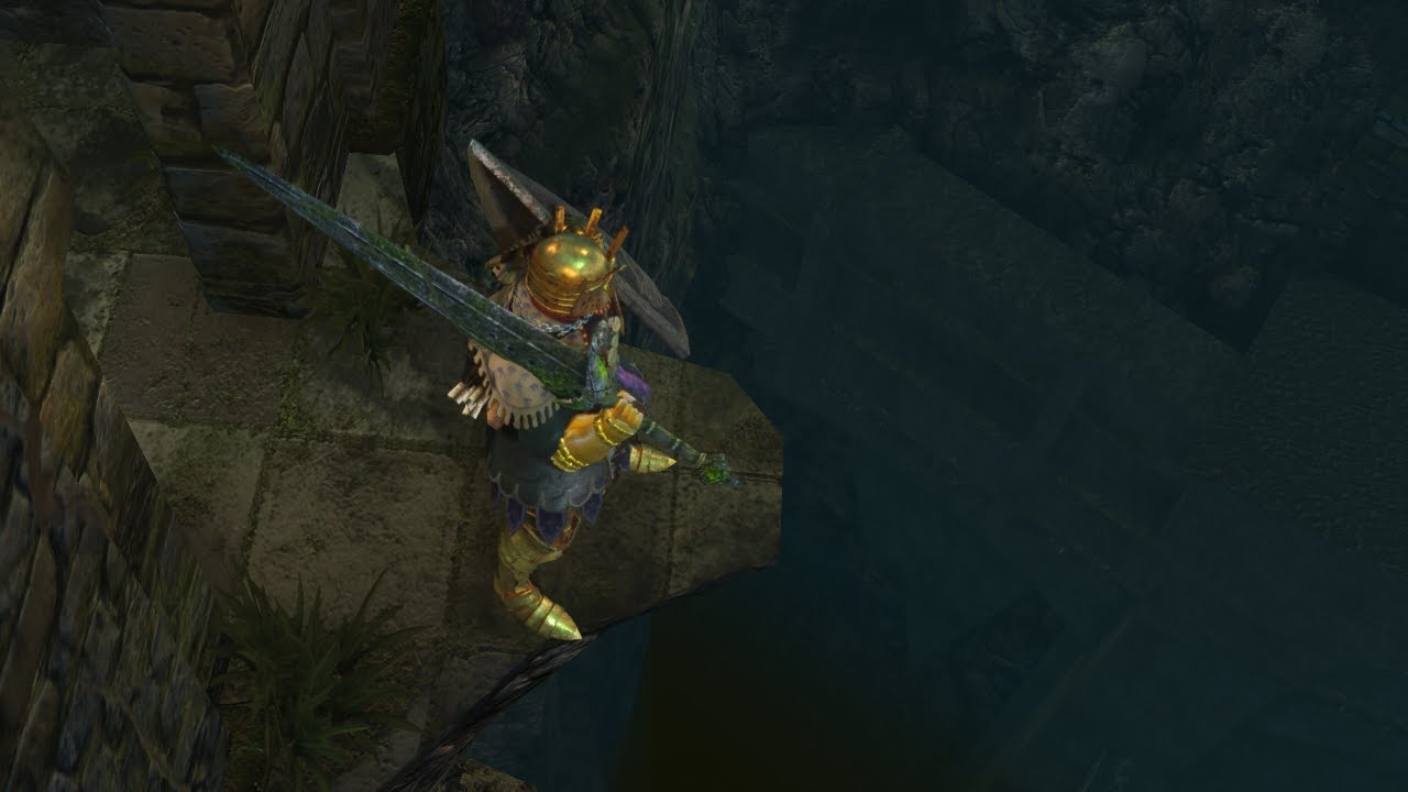 Falling from Firelink Shrine directly to Blighttown