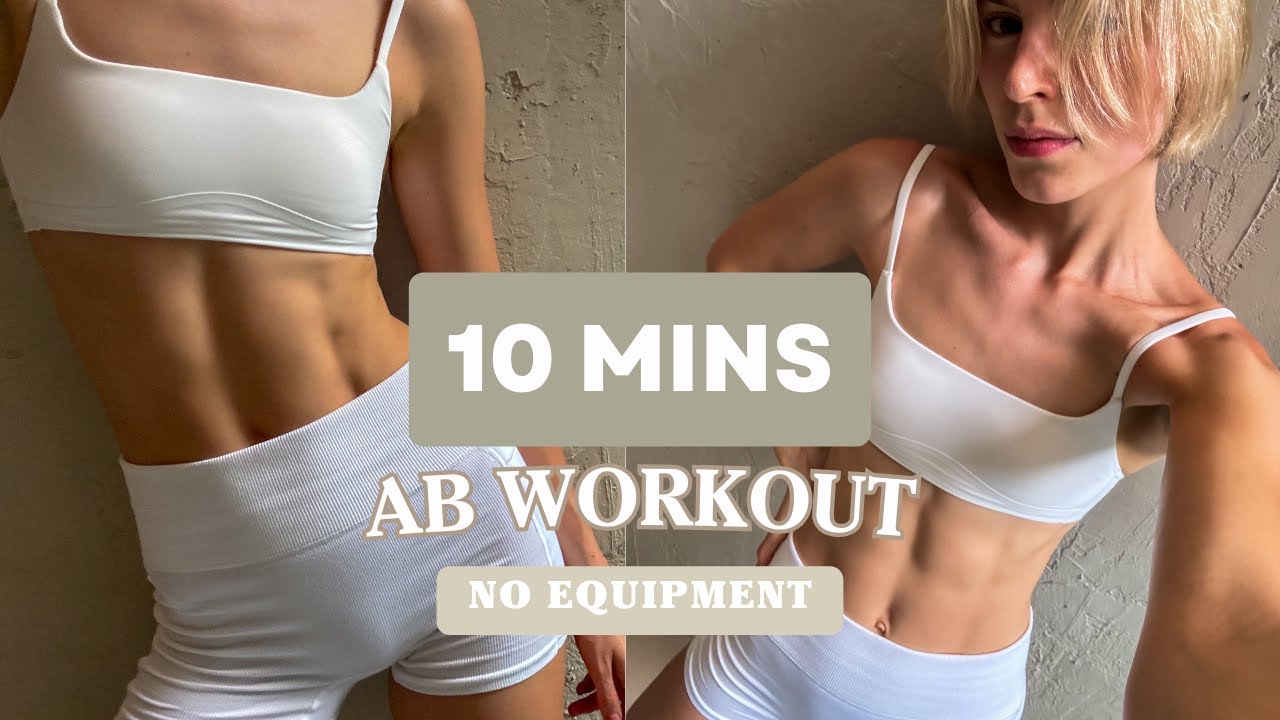 10 MIN AB WORKOUT | Flat Belly, No Equipment | Ieke Booij