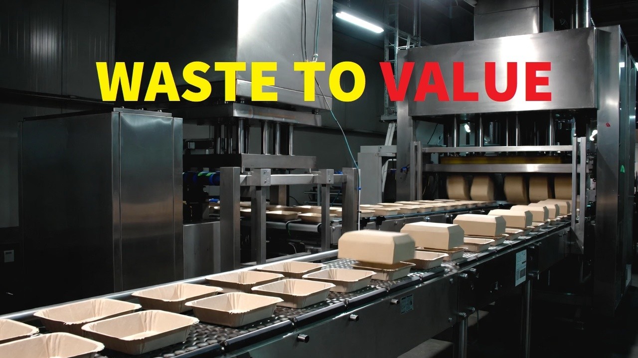 Inside an Automated Factory Turning Agricultural Waste into Useful Products | AI Generated