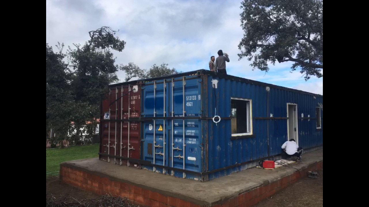 Proceso completo construcción vivienda con contenedores.