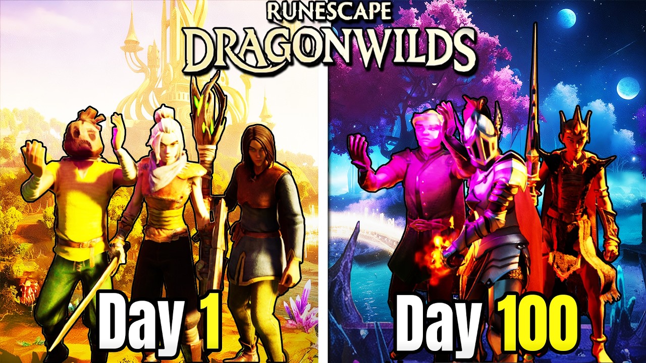 We Survived 100 Days in Runescape: Dragonwilds!