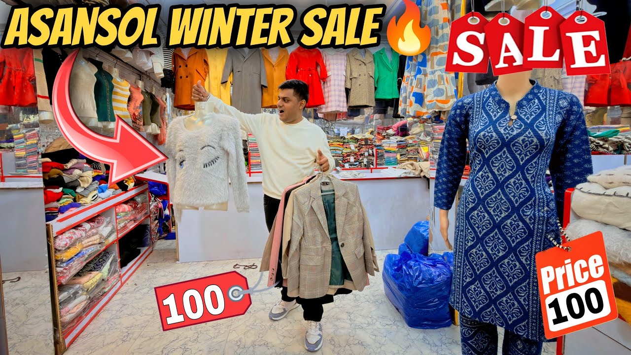 Asansol Kajal Dresses Winter Sale 2025 | Kajal Dresses Asansol New Video | Asansol Market Update