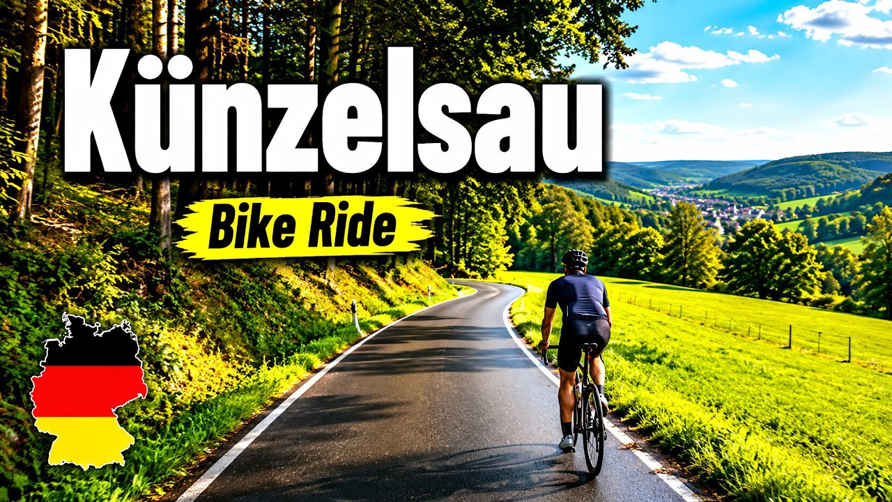 Relaxing Bike Ride 🚴‍♂️ Schwäbisch Hall → Künzelsau | No Talking | Part 1