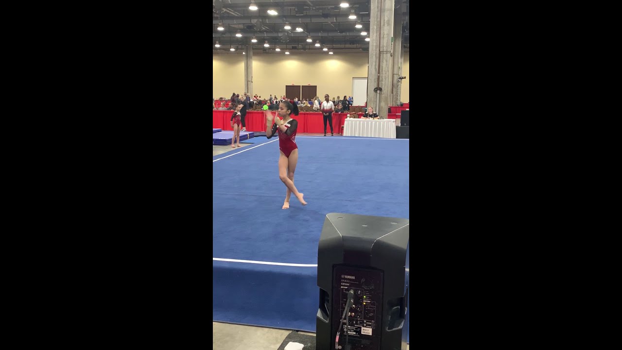 Level 7 Gymnastics Floor Routine. Music - The Arena (Lindsey Stirling )2019