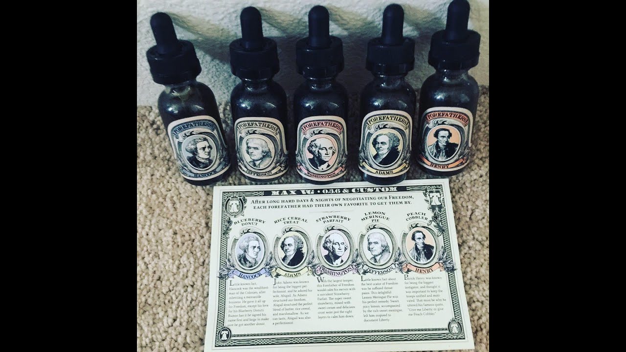 Liberty Vapor's ForeFathers Review and GIVEAWAY WINNER!