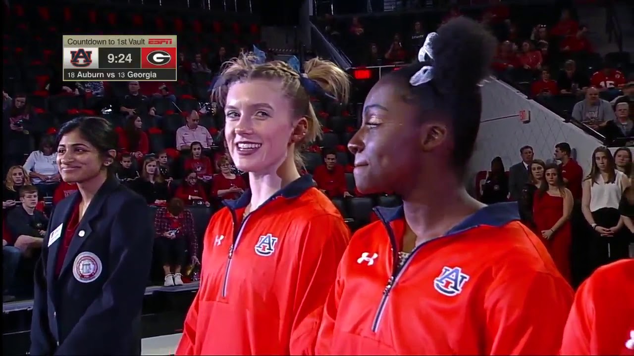 AUB at Georgia with pre meet hype 2-2-20 720p60 3508K