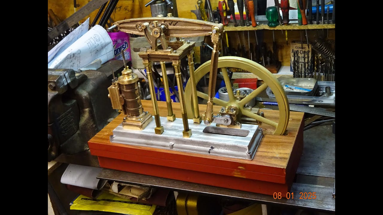 My four column beam engine part 4