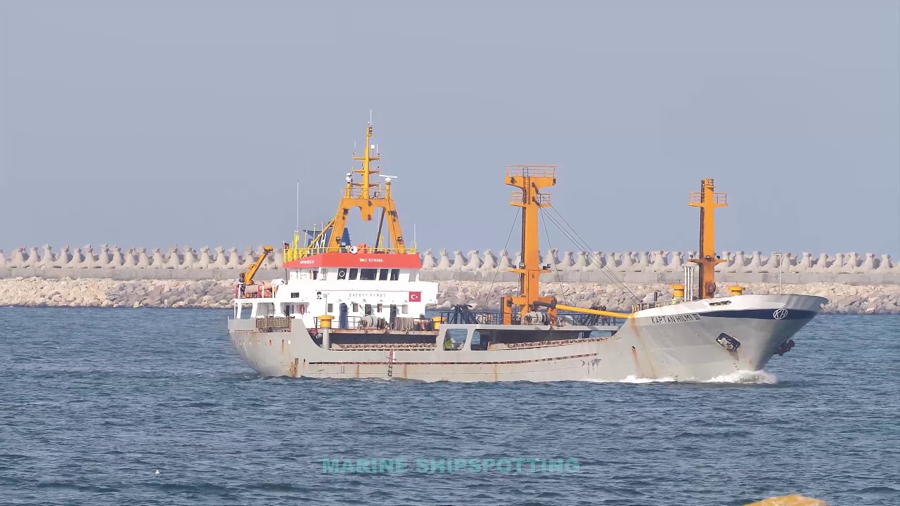 KAPTAN HILMI III, IMO 8715390 - General Cargo - Ship Spotting 4K 50fps