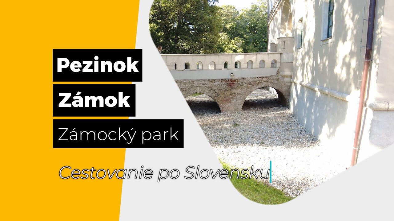 Pezinok - Zámok a zámocký park - Zvieratá a rybník v parku -  Cestovanie po Slovensku