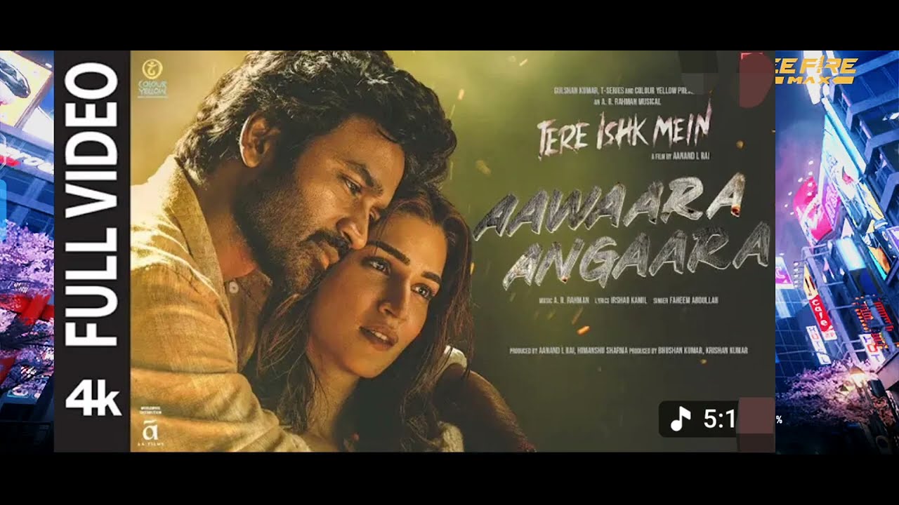 Aawara angaara new cover song 😄🙏💞🫵 ll #sad #song #freefire #gaming #video #freefire 