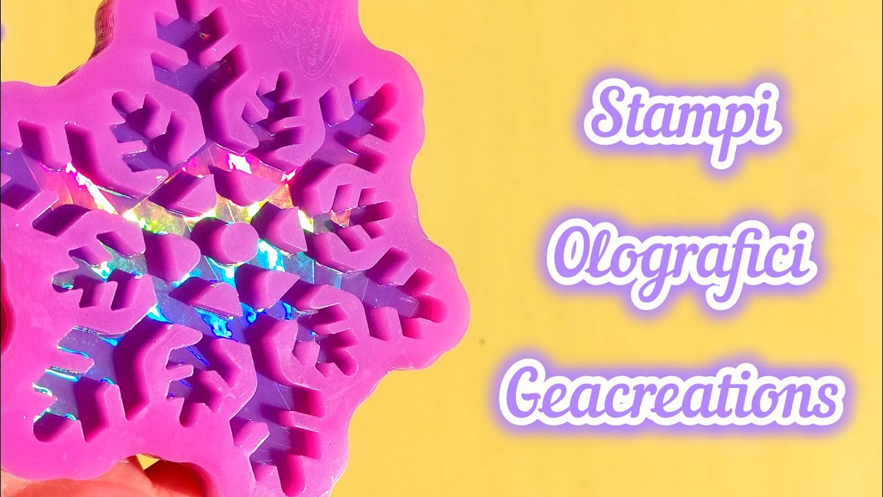 Stampi olografici di geacreations 🌈🩷 Proviamoli insieme