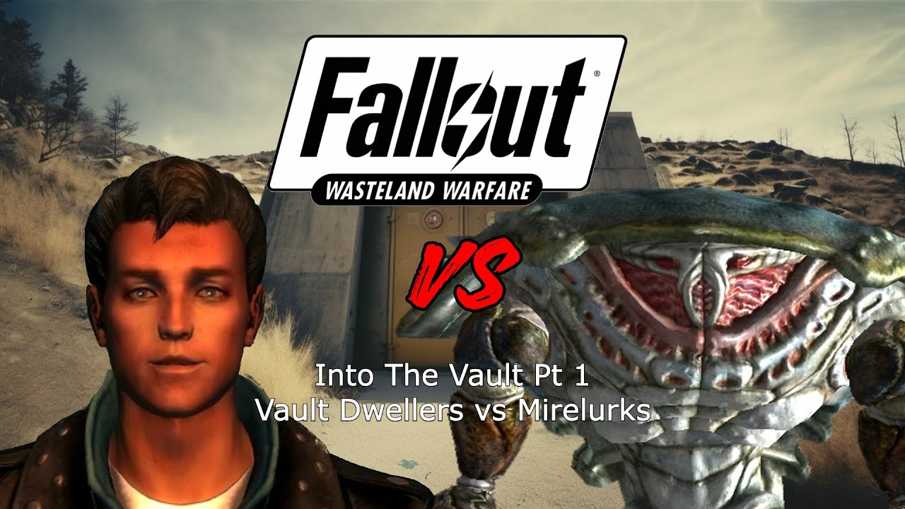 Into the Vault - Vault Dwellers vs Mirelurks Pt 1 - Fallout Wasteland Warfare Battle Report