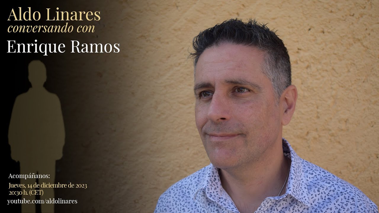 Aldo Linares conversando con Enrique Ramos