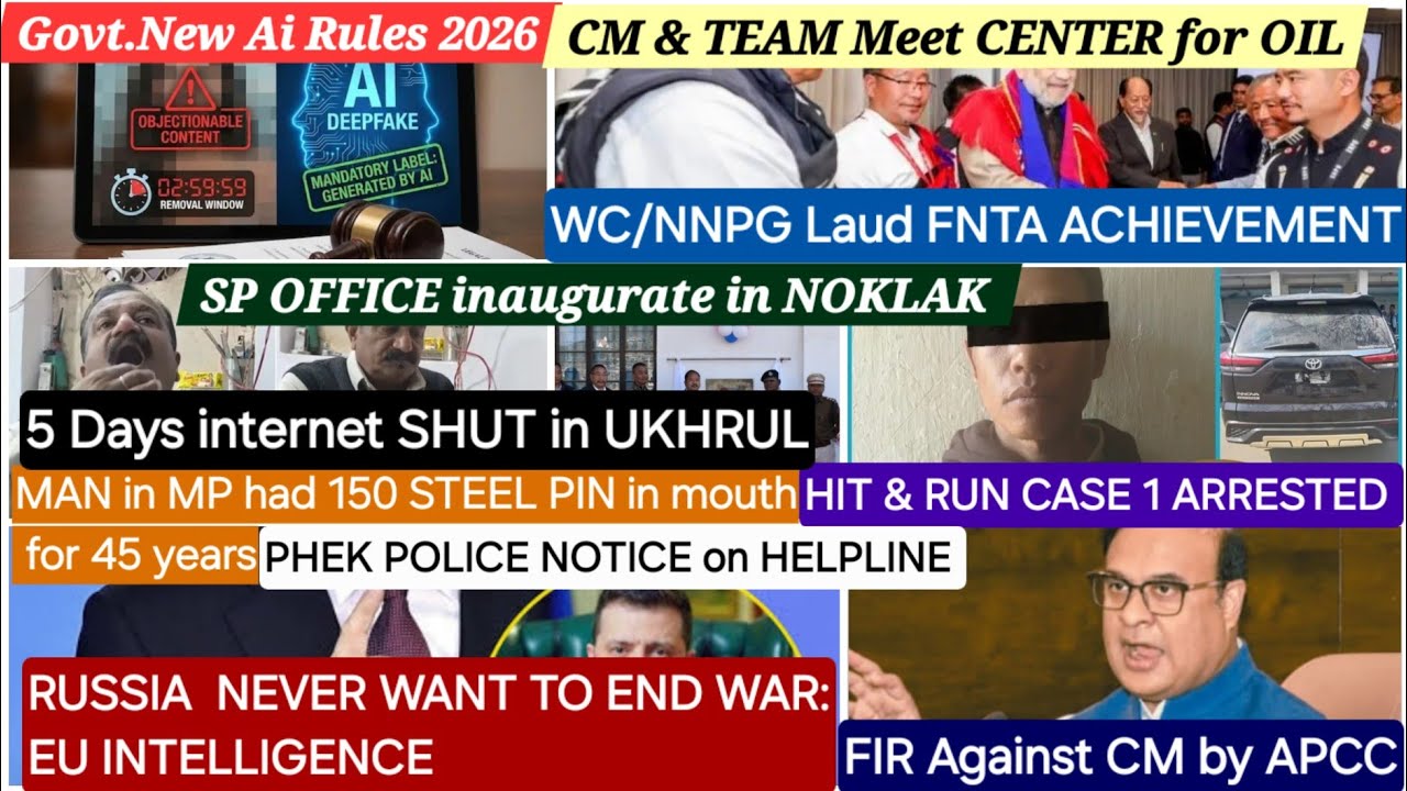 NAGAMESE NEWS 11 February 2026LATEST KHOBOR 