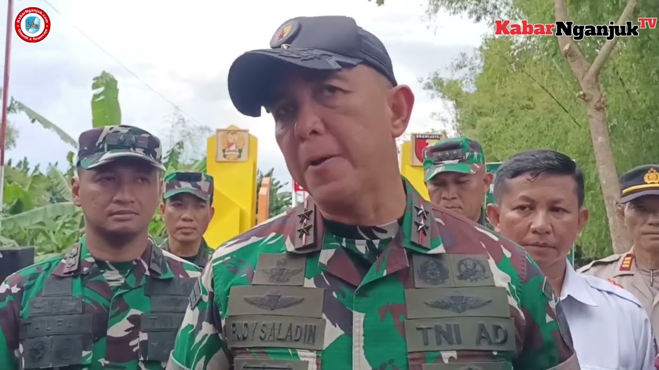 PERESMIAN JEMBATAN  PERINTIS GARUDA DI NGANJUK OLEH PANGDAM V BRAWIJAYA