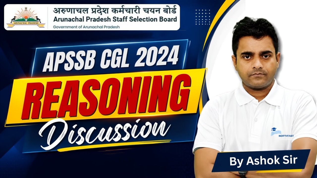 APSSB CGL 2024 Reasoning Previous Year Questions| Complete Paper Discussion by Ashok Sir