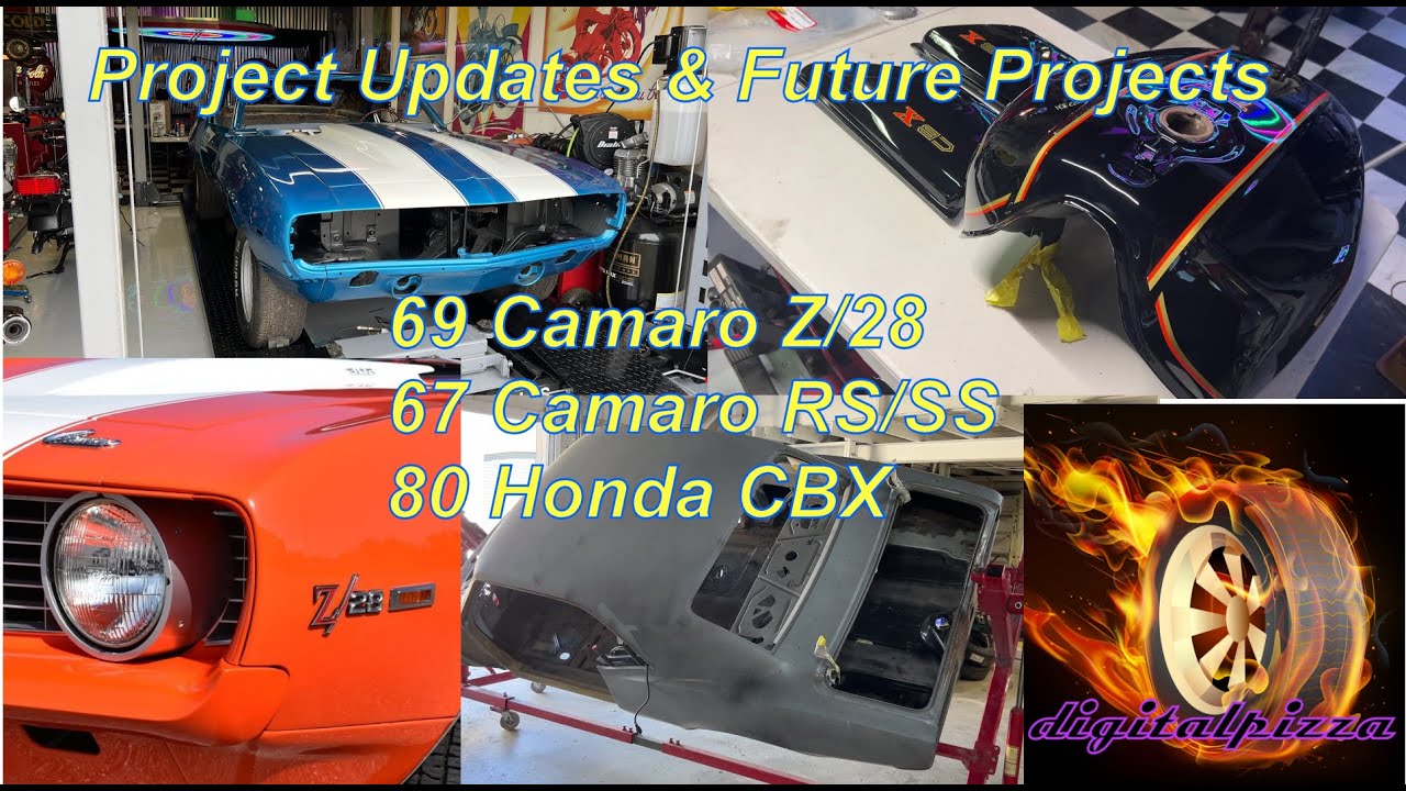 Обновления проектов Camaro Z/28 67 Camaro RS SS и Honda CBX 80