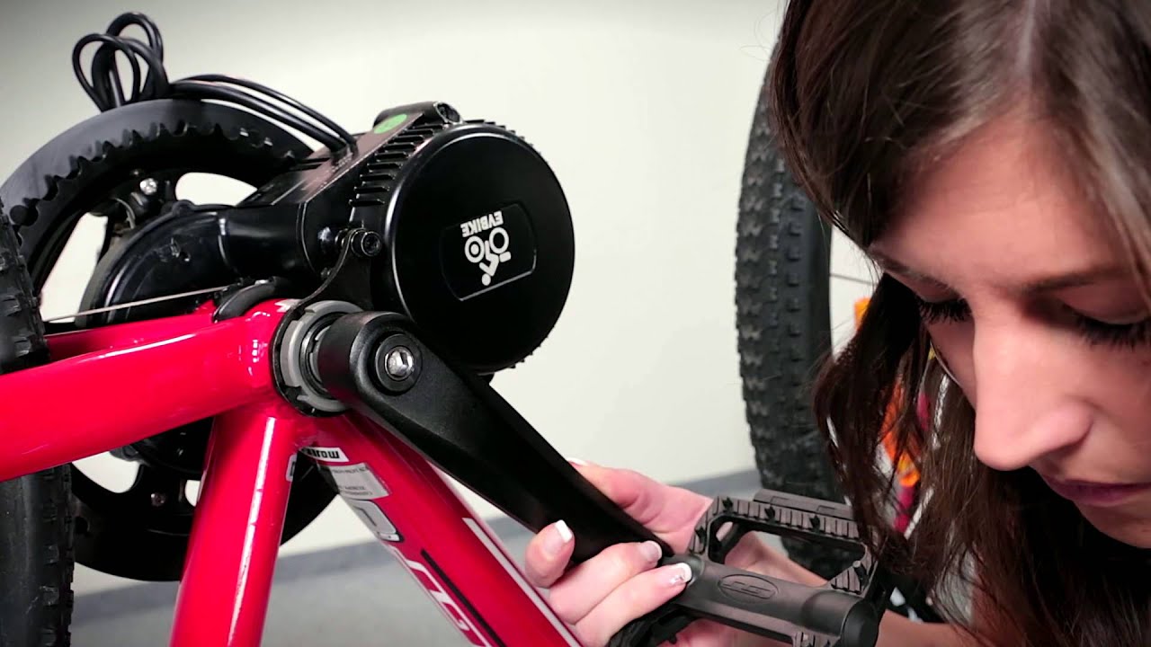 EVBIKE central axis motor - conversion kit (english subtitles)