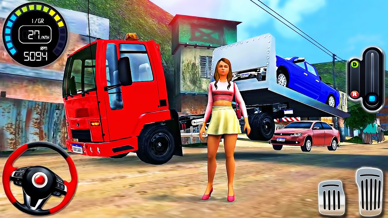 Rebaixados Elite Brasil Simulator #10 - Truck Transporter Car SUV BMW Driving - Android GamePlay
