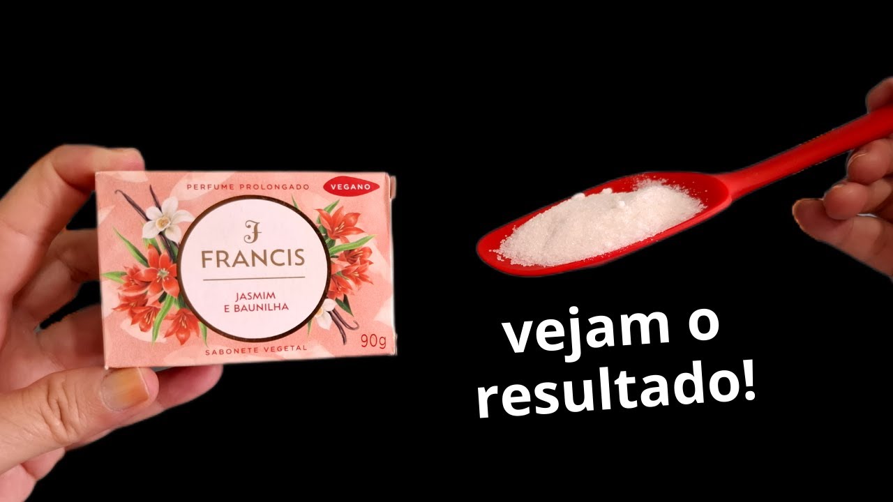 MORRIA E NÃO SABIA: é só misturar AÇÚCAR no SABONETE e não precisa mais gastar no mercado