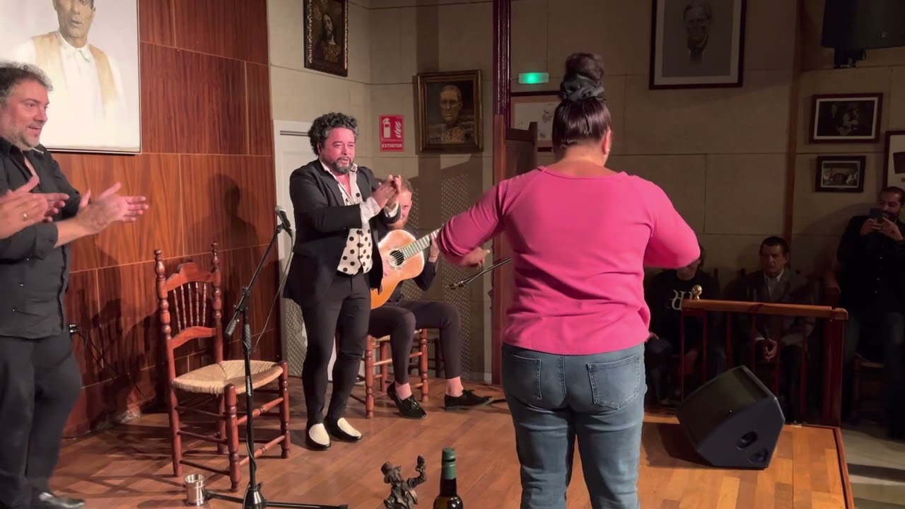 Manuela Carpio y Rafael de Utrera. Peña Flamenca Tío José de Paula. Jerez de la Frontera.