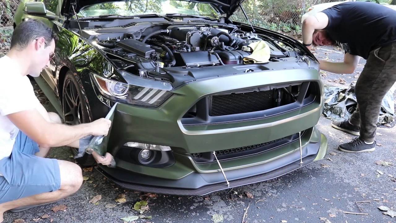 How To Peel Dipped Car | Halo EF-X | Liquid Wrap | Rogue | ROUSH Charged S550 Mustang