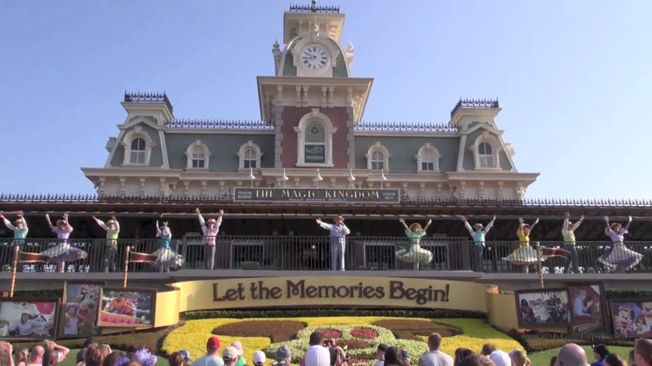 Приветственное шоу Magic Kingdom на открытии парка Walt Disney World HD 1080p