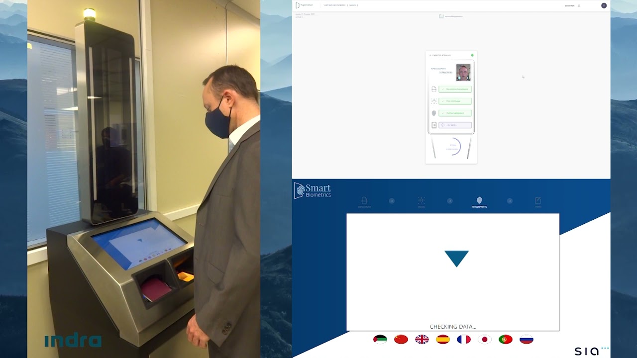 INDRA EES Smart Kiosk  EN passenger full video
