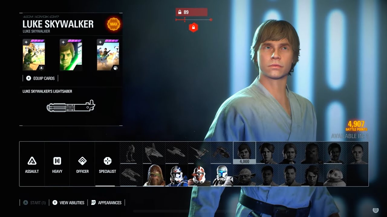 This Is What A Max Level 1000 Luke Skywalker Can Do On Naboo - Star Wars Battlefront 2