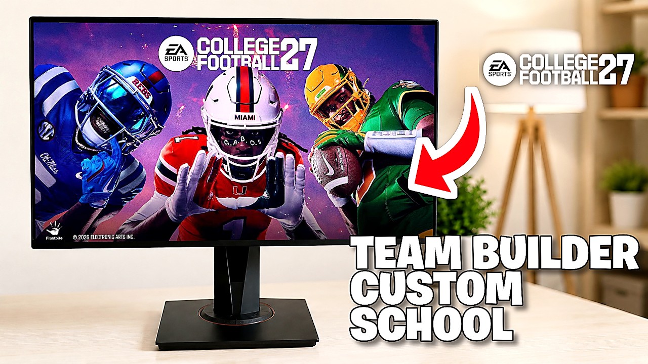 College Football 27 How to Use Team Builder & Build Custom School Tutorial - Full Guide