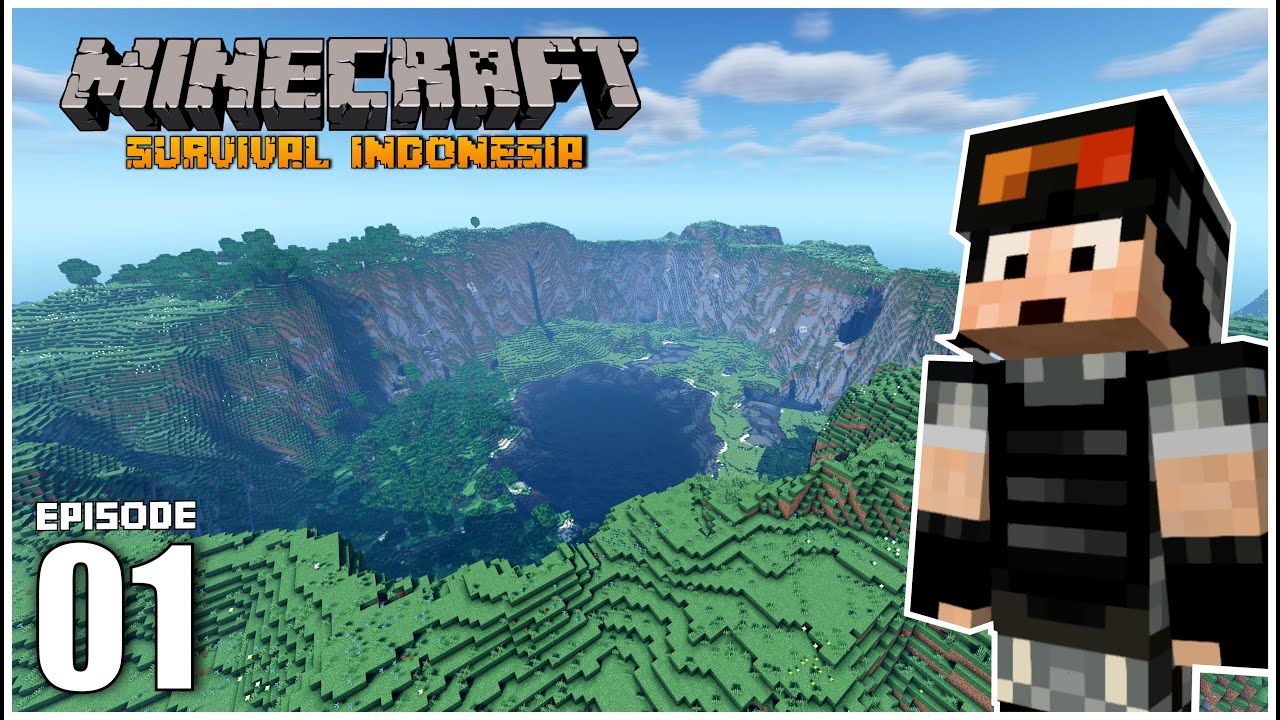 This Is Our New World!!! - Minecraft Survival Indonesia Episode 1